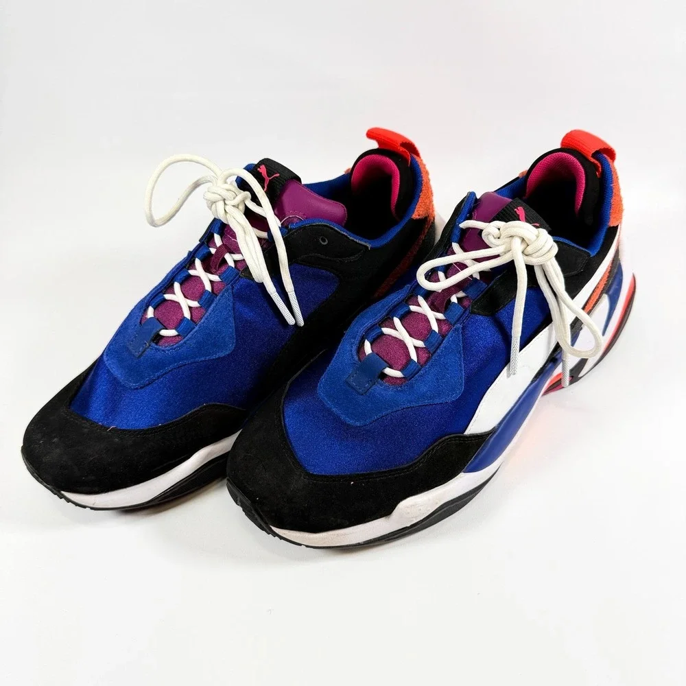 Puma Thunder Spectra Sneakers Blue Black Pink Mens Size 10 Low Top Chunky Shoes